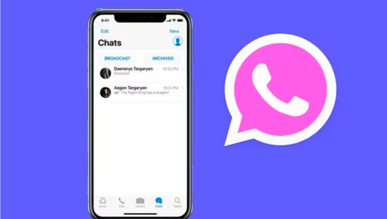 WhatsApp estilo iPhone