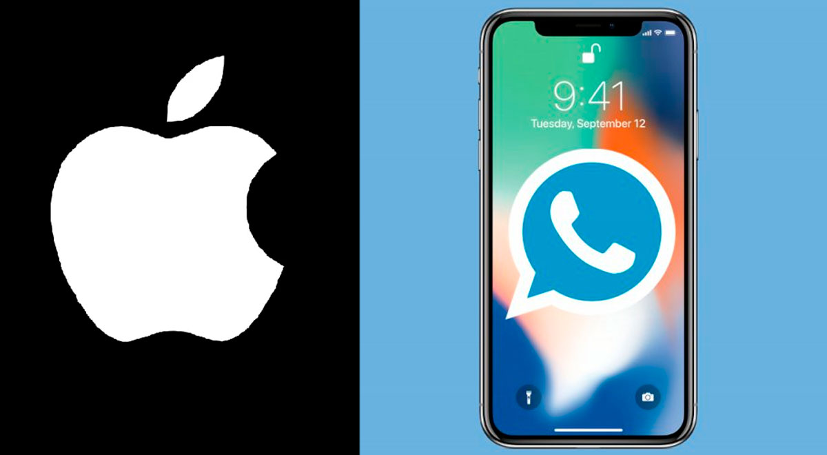 WhatsApp Plus estilo iPhone