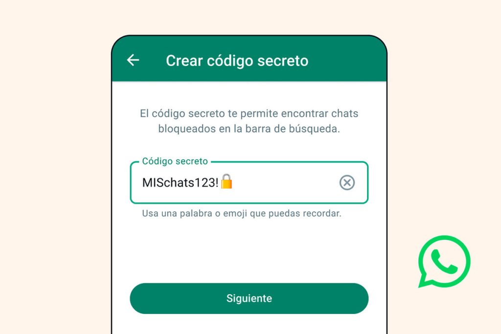 Protege tus chats de WhatsApp con código secreto