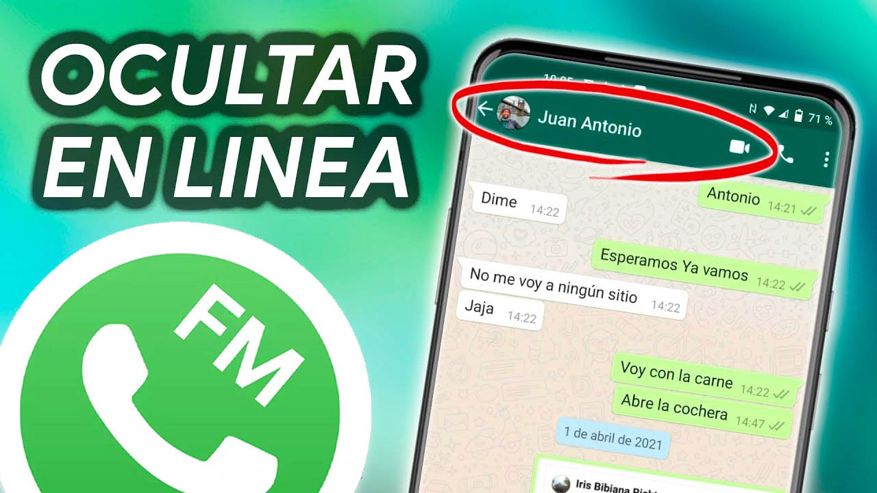 Cómo ocultar tu estado en línea en FMWhatsApp