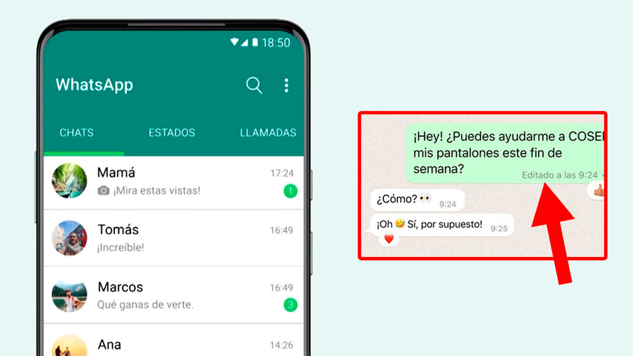 Cómo ver el contenido inicial de un mensaje editado en WhatsApp