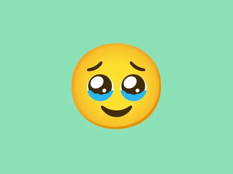 ¿Qué significa el emoji de la cara conteniendo las lágrimas?