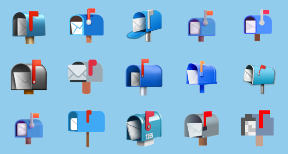 Conoce el significado de emoji de buzón con bandera levantada 📬