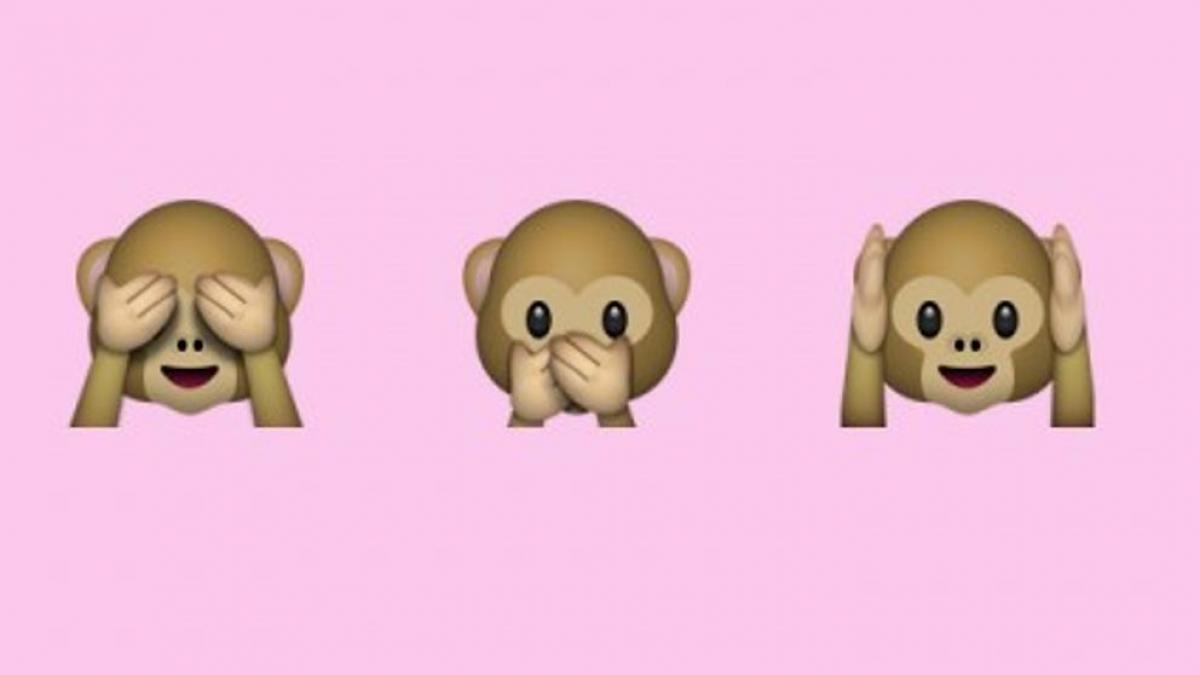 Emoji Monito que se tapa la boca