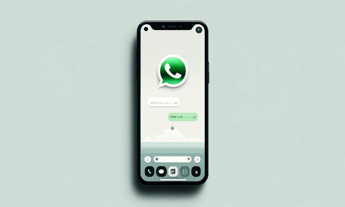 Interfaz de WhatsApp en Android con estilo iPhone