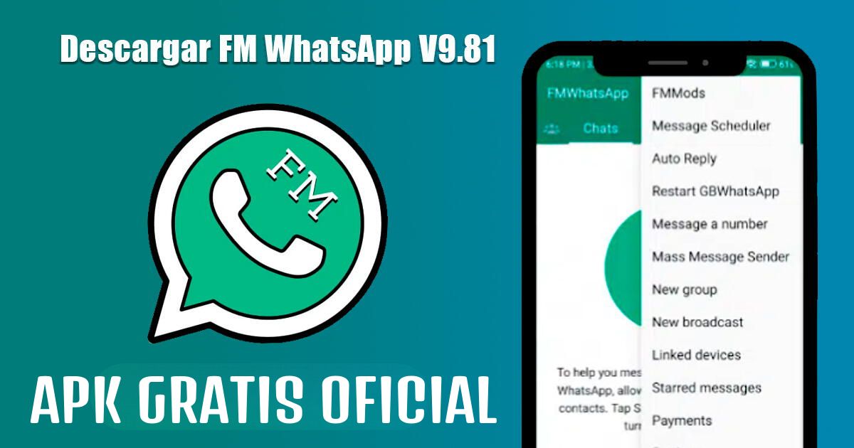 Descargar FMWhatsApp v9.81 APK | Oficial