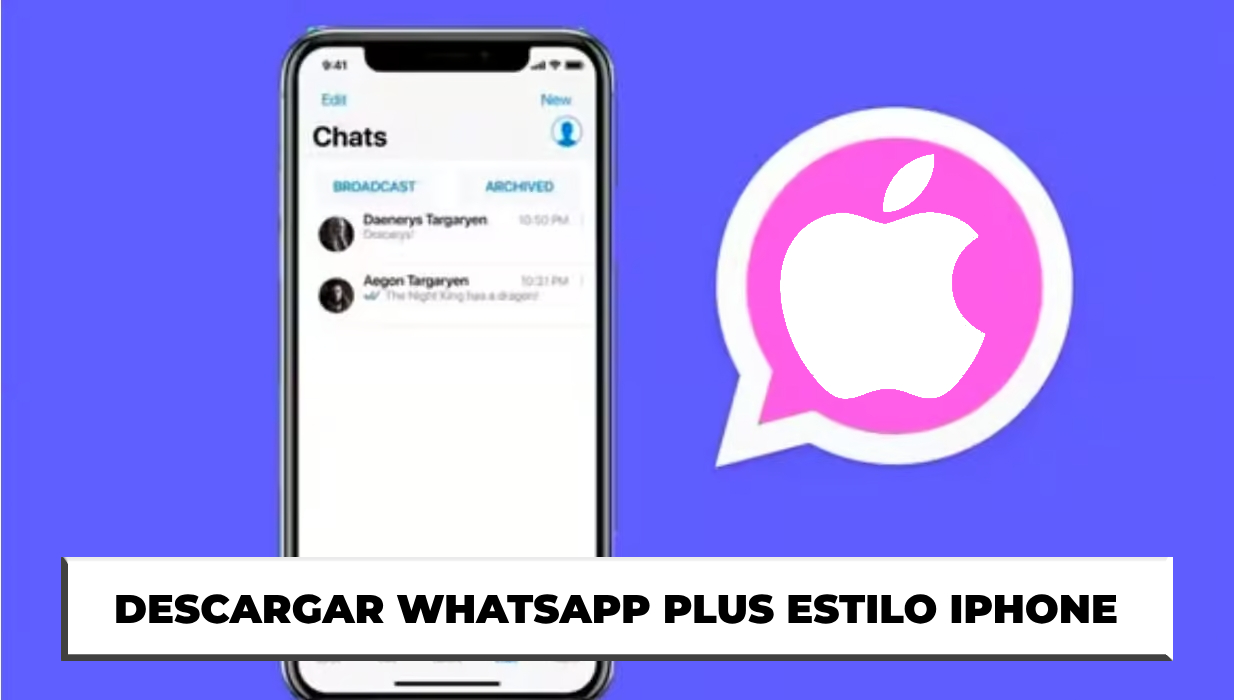 Descargar WhatsApp Plus estilo iPhone