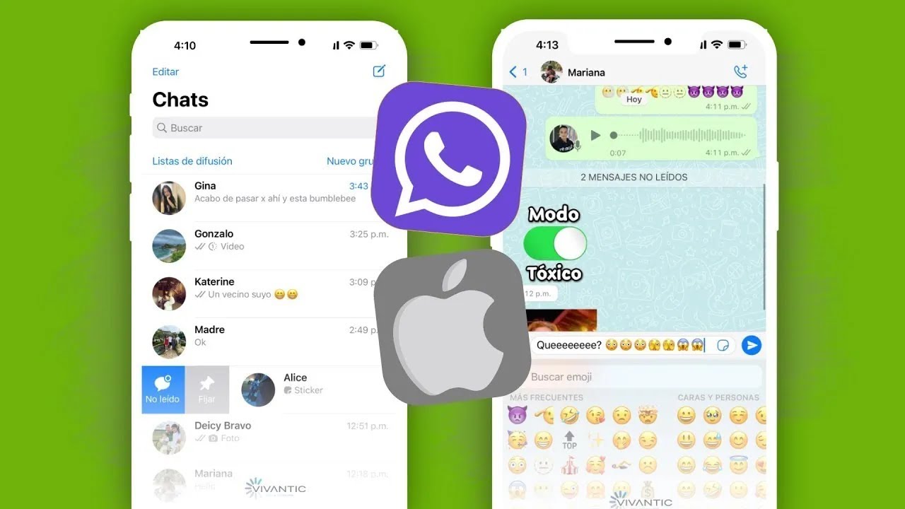 Descargar WhatsApp Plus estilo iPhone