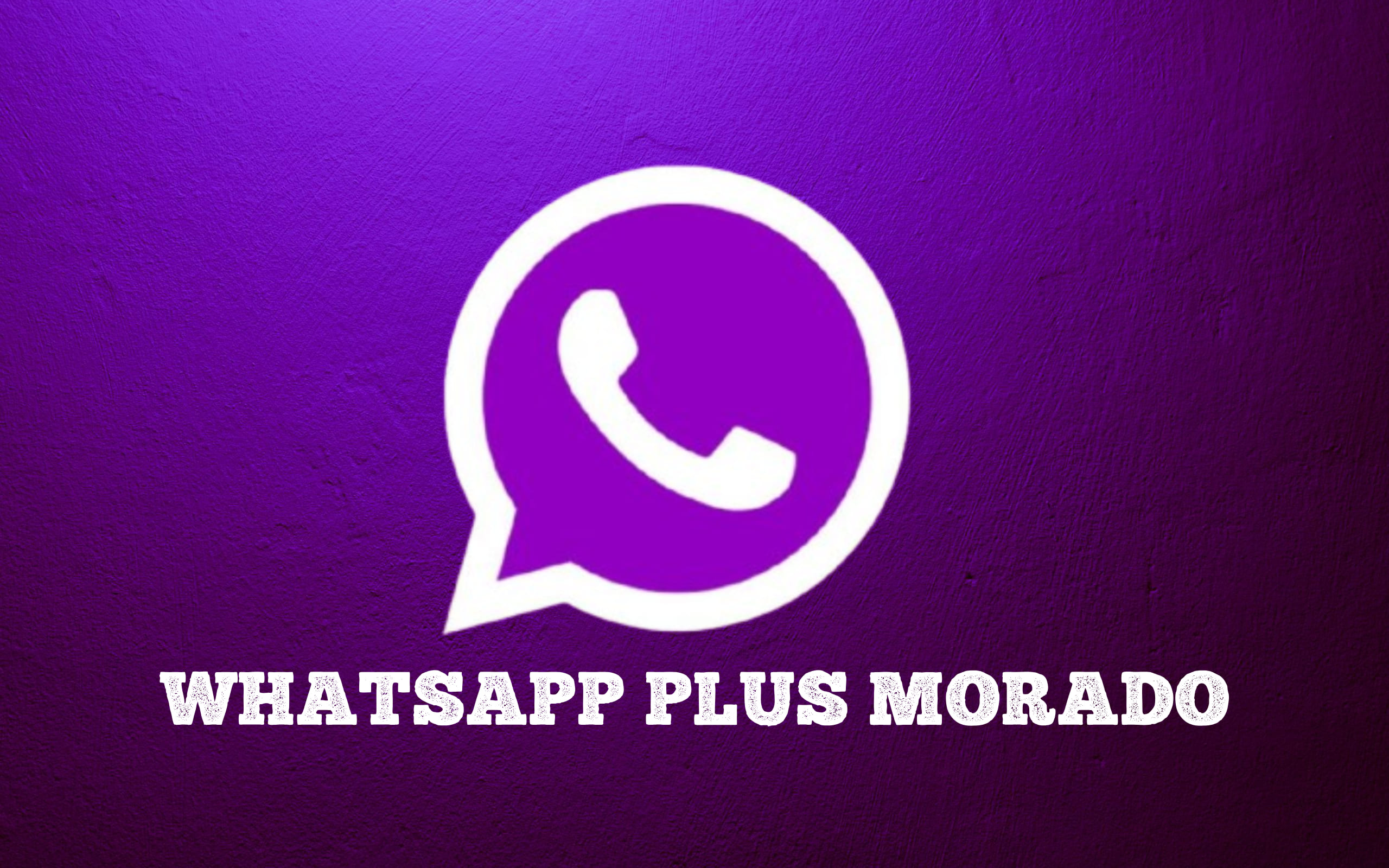 Logo WhatsApp Plus Morado