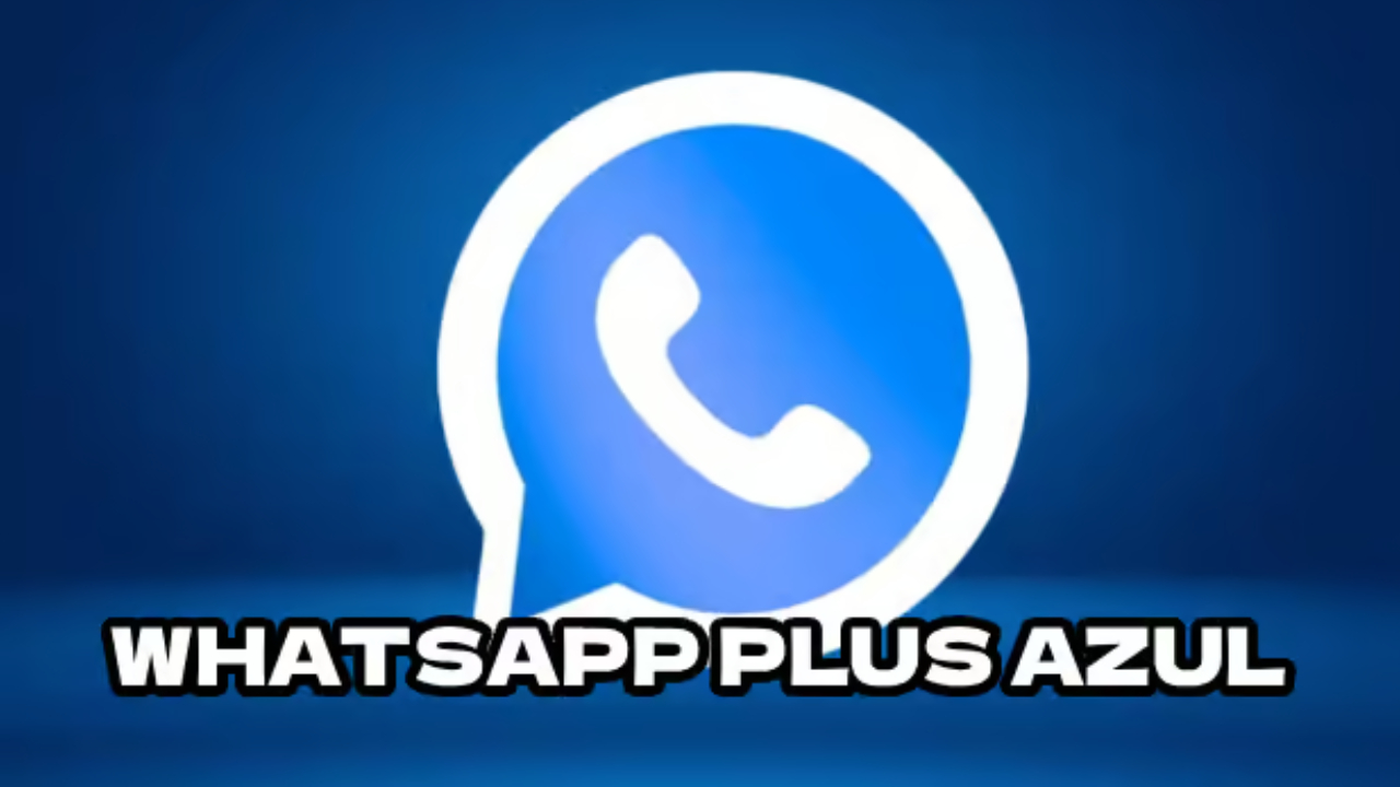 Logo WhatsApp Plus Azul