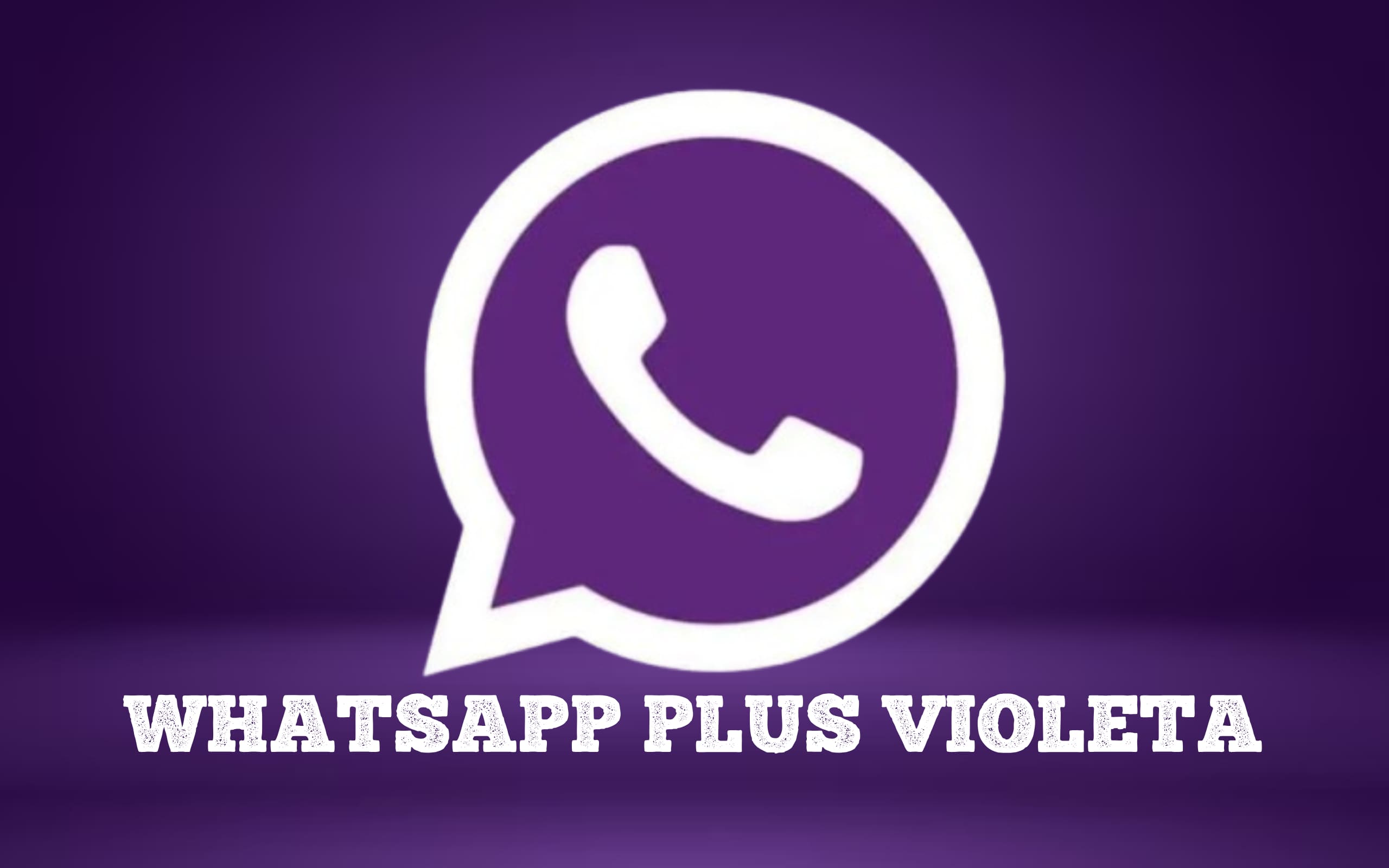 Logo WhatsApp Plus Violeta