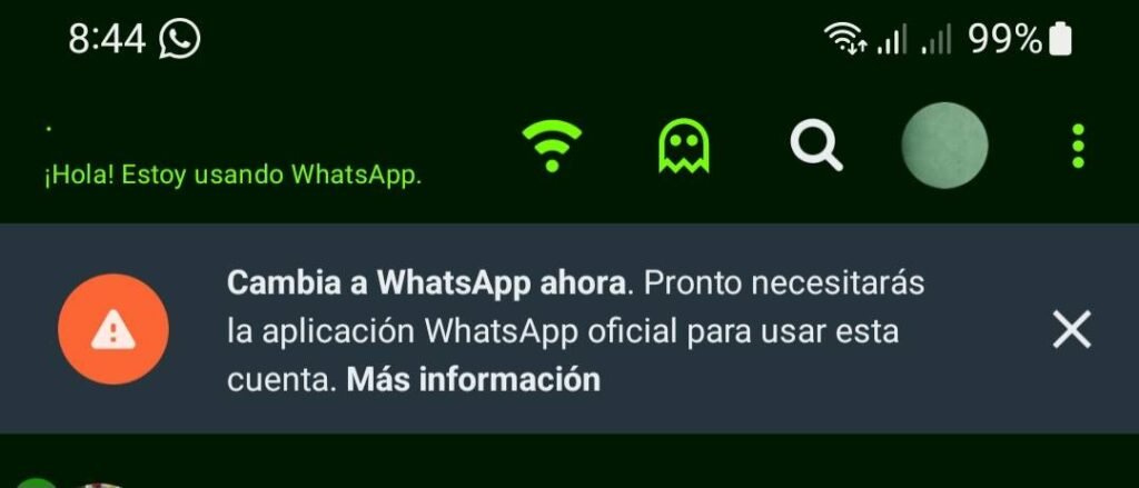 WhatsApp está siendo más riguroso con WhatsApp Plus